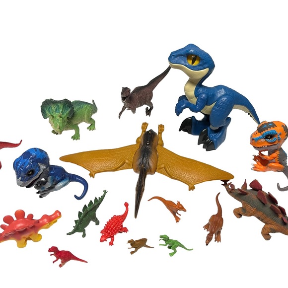 Toys Lot Of 16 Toy Dinosaur Bundle Poshmark